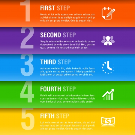 Modern business infographics templateのイラスト素材