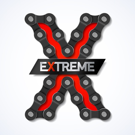 Extreme - bike chainのイラスト素材