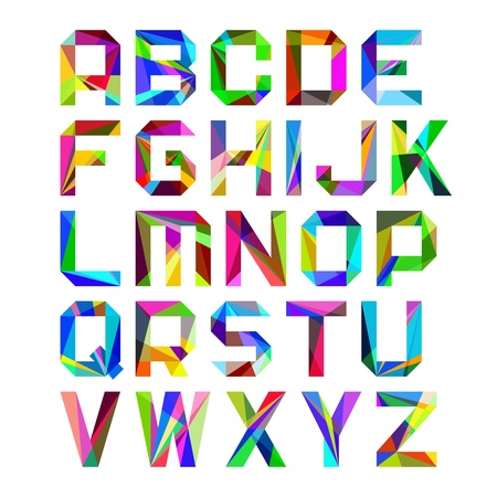 Alphabet lettersのイラスト素材