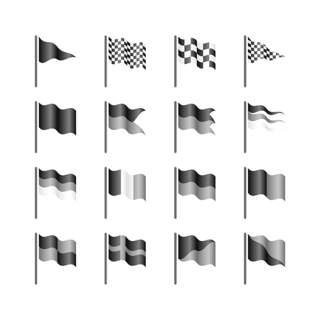 Flags template  Create your own のイラスト素材
