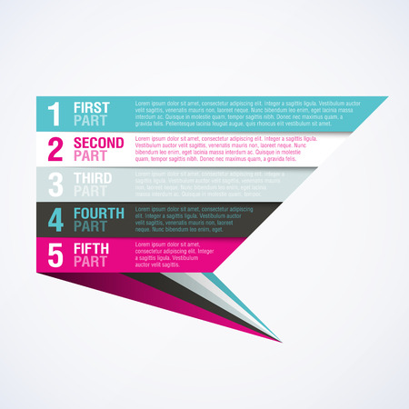 Infographics elementのイラスト素材