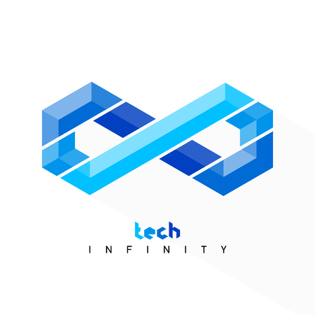 infinity symbolのイラスト素材