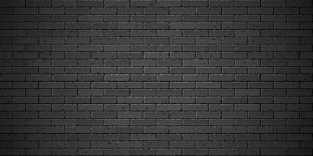 Black brick wall textureのイラスト素材
