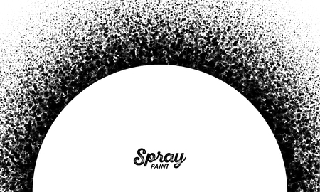 Spray paint splatter illustration.のイラスト素材