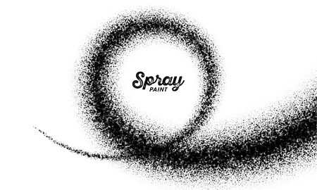Spray paint splatter illustration.のイラスト素材