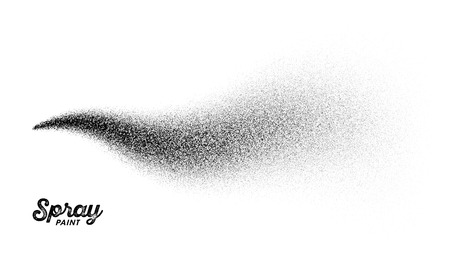 Spray paint splatter illustration.のイラスト素材