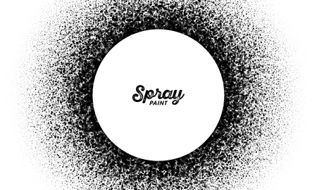 Spray paint splatter illustration.のイラスト素材