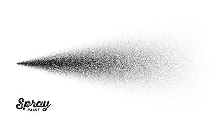 Spray paint splatter illustration.のイラスト素材