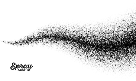 Spray paint splatter illustration.のイラスト素材