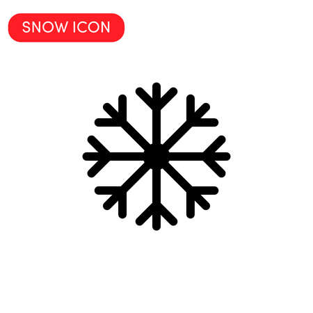Christmas Snow Icon vector illustration.のイラスト素材