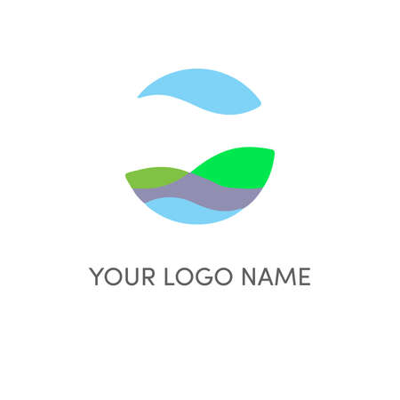 circle logo vector illustration.のイラスト素材