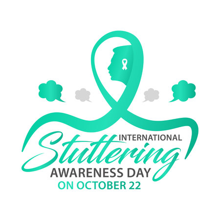 International Stuttering Awareness dayのイラスト素材