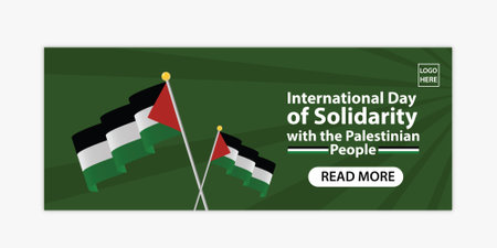 international day of solidarity with the Palestinian peopleのイラスト素材