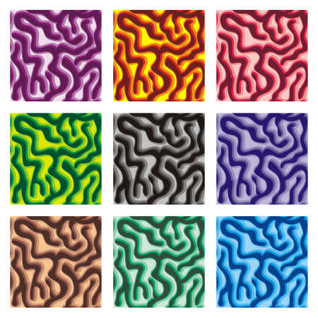 seamless patterns set, vector stone background textures collection for creating game
