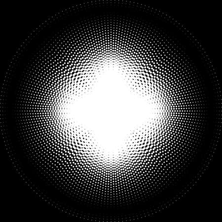Easy vector halftone background of dotsのイラスト素材