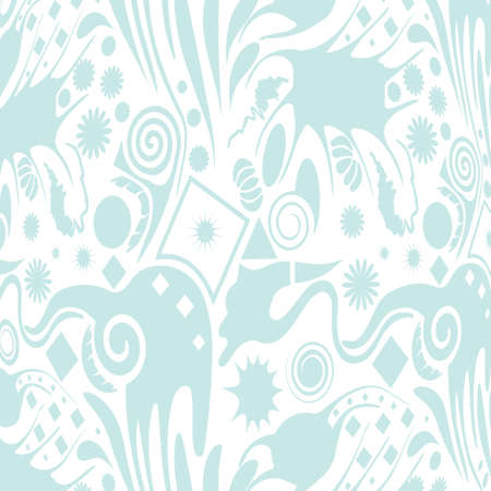 Abstract curve composition のイラスト素材