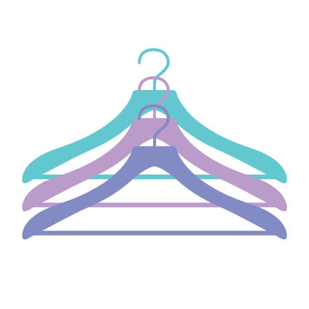 Three hangers iconのイラスト素材