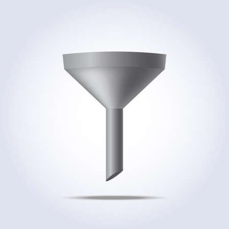 funnel icon in vector with gradient meshのイラスト素材