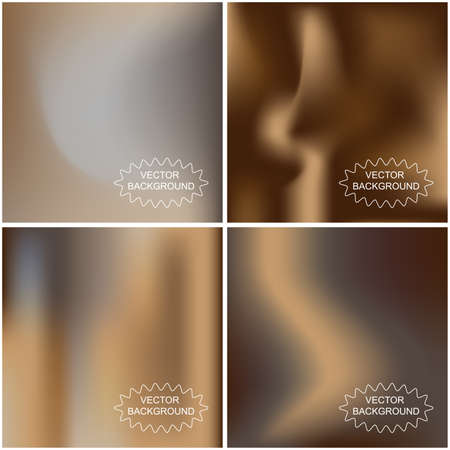 Set of abstract vector backgrounds のイラスト素材