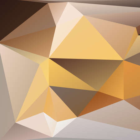 Orange and beige abstract polygonal backgroundのイラスト素材