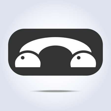 Phone handset iconのイラスト素材