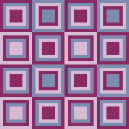 Squares seamless pattern lilac colors. Vector illustration
