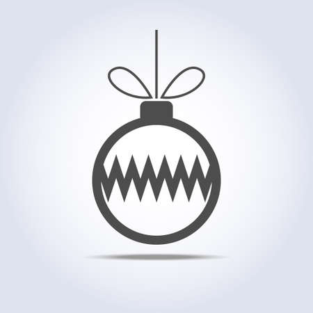 Christmas balls icon in vectorのイラスト素材
