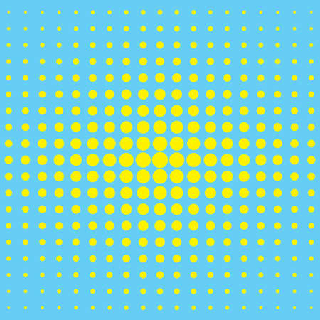 Modern textured halftone background yellow blueのイラスト素材