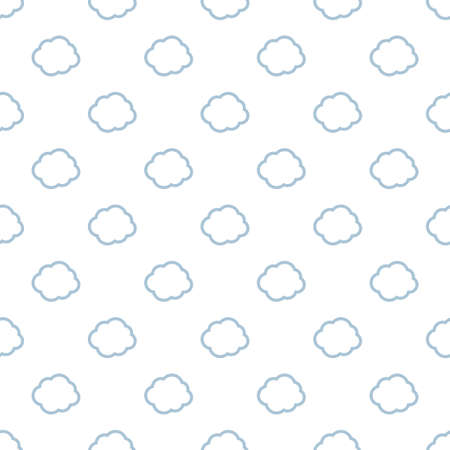 Clouds weather seamless pattern backgroundのイラスト素材