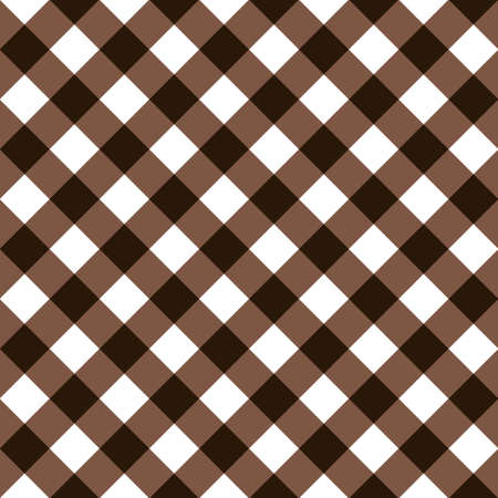 Squares textile seamless pattern brown colors