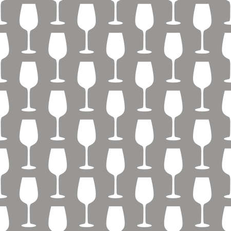 Seamless art abstract background with wine glassesのイラスト素材