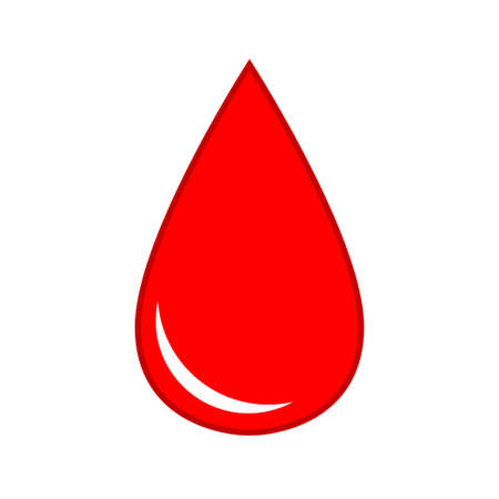 Drop of blood medical icon virus health. Vector illustrationのイラスト素材