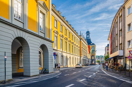 Bonn, Germany, August 23, 2019: Electoral Palace is main building of the University of Bonn in historical city centre, North Rhine-Westphalia regionのeditorial素材