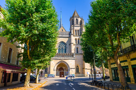 Dijon Cathedral of Saint Benignus Cathedral Saint-Benigne Roman Catholic church Gothic Romanesque...