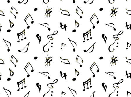 Abstract music patternのイラスト素材