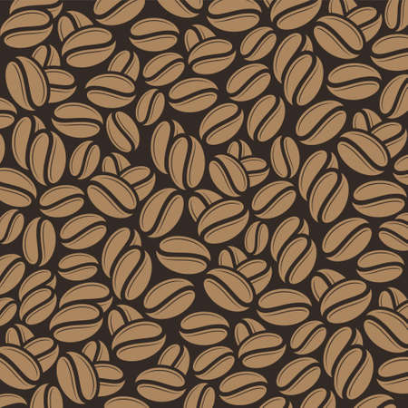 Coffee beans illustration.のイラスト素材
