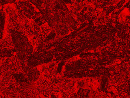 Red background with dark abstract splashes. Red and black texture for your wallpapers and art projects.の写真素材