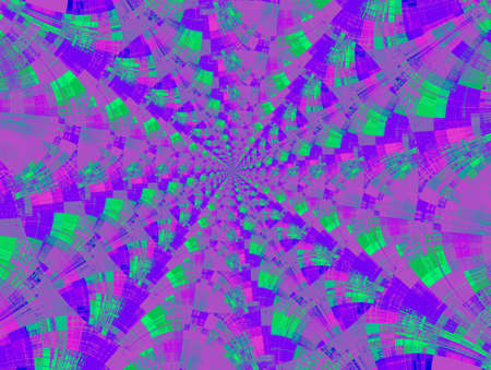 Abstract background in red, green and blue, with a spectacular rhythm and inserts. A surreal image...