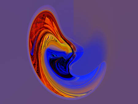 Abstract background of red, blue and yellow colors with spectacular inserts.の写真素材