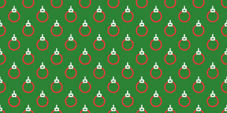 Christmas toy seamless pattern. Christmas vector illustration. For wrapping paper, design, postcard,...