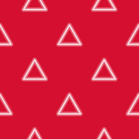 Abstract neon background. Texture of geometric shapes triangleのイラスト素材