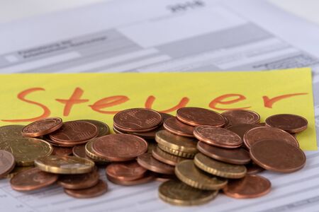 Konzept zum Stichtag der SteuererklÃ¤rung in Deutschland am 31.07.