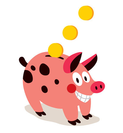 Piggy bankのイラスト素材