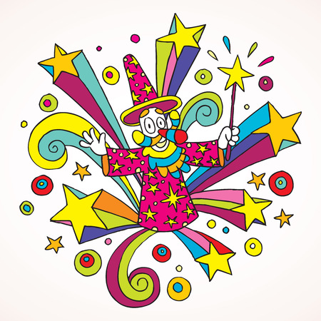 psychedelic wizardのイラスト素材