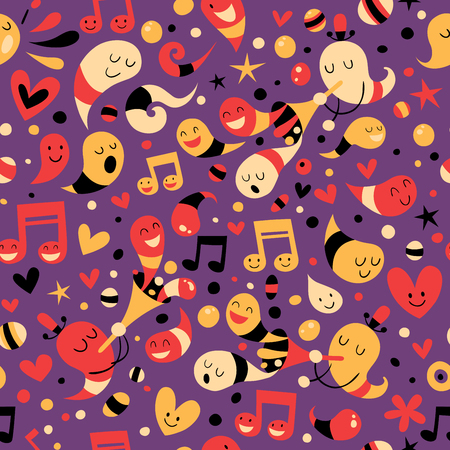 fun party patternのイラスト素材