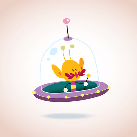 space invader alien characterのイラスト素材