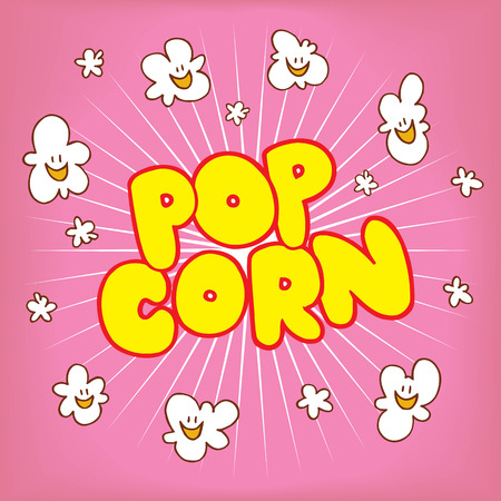 Popcornのイラスト素材