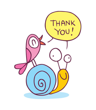 Thank youのイラスト素材