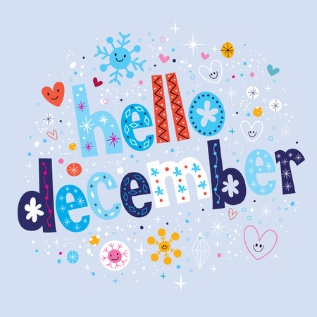 hello decemberのイラスト素材