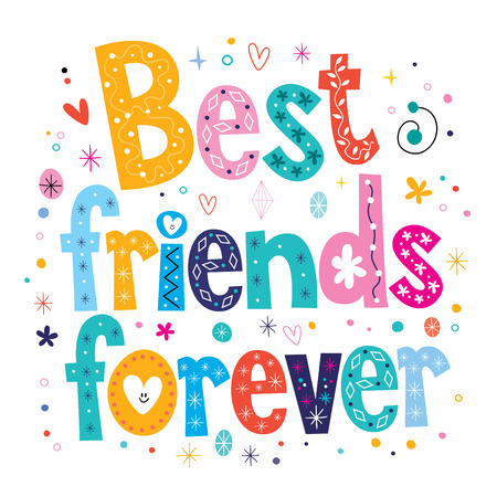 Best friends foreverの写真素材